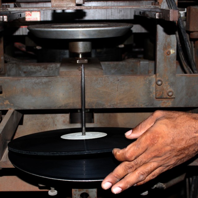 A look into the vinyl pressing process at Tuff Gong